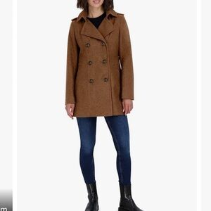 - j.jong garment brown wool coat